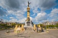 Plaza Libertad monument in El Salvador Royalty Free Stock Photo