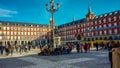 Plaza Major in Madrid, Spain Royalty Free Stock Photo