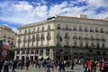 Plaza Major, The old buildings in Madrid, Spain Royalty Free Stock Photo