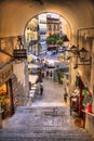 Plaza Mayor gate in Madrid, Spain Royalty Free Stock Photo