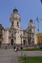 Plaza Mayor, Lima, Peru/8th September 2013/Facade of Cathedral O