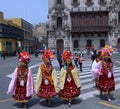 Plaza Mayor, Lima, Peru/8th September 2013/Young beautiful Peruv