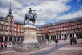 Plaza Mayor in Madrid Royalty Free Stock Photo