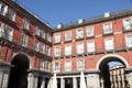 Plaza Mayor, Madrid city, Spain Royalty Free Stock Photo