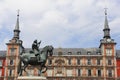 Plaza Mayor, Madrid Spain Royalty Free Stock Photo