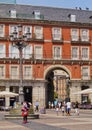 Plaza Mayor in Madrid Royalty Free Stock Photo