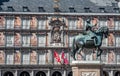 Plaza Mayor in Madrid Royalty Free Stock Photo