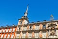 Plaza Mayor Main Square in Madrid, Spain Royalty Free Stock Photo