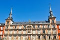 Plaza Mayor Main Square in Madrid, Spain Royalty Free Stock Photo