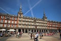 Plaza Mayor Major Square in Madrid, Spain. This is the main historic square of Madrid.