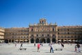 The Plaza Mayor in Salamanca, Spain Royalty Free Stock Photo