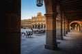 Plaza Mayor Square Arcade - Salamanca, Spain