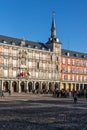 Plaza Mayor with statue of King Philips III in Madrid, Spain Royalty Free Stock Photo