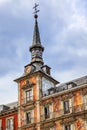 Plaza Mayor Steeple Cityscape Madrid Spain