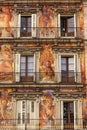 Plaza Mayor Walls Cityscape Madrid Spain