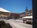 Plaza Mayor & x28;Major Square& x29;. Downtown Madrid, Spain