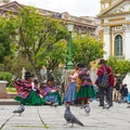 Plaza Murillo, La Paz, Bolivia Royalty Free Stock Photo