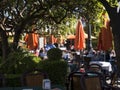 Plaza Naranja, Orange Square in Marbella on the Costa del Sol Spain