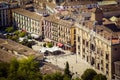 Plaza Nueva view, Granada, Spain Royalty Free Stock Photo