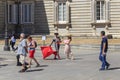 Plaza Oriente, Madrid Royalty Free Stock Photo