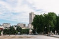 Plaza of Oriente and Royal Palace in Madrid