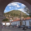 Plaza Pedro de Anzares, and colonial buildings and monastery of La Recoleta, Sucre, Bolivia