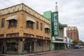 Plaza theater in Laredo Texas seen from the street Royalty Free Stock Photo