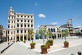 Plaza Vieja - Old Havana - Cuba Royalty Free Stock Photo