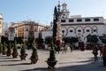 Plaza Virgen de los Reyes in Seville at Christmas