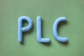 PLC : the concept of a PLC programming, Programable Logic Controller. Machine industry, automation Royalty Free Stock Photo