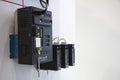 the PLC Controller for industrial machine Royalty Free Stock Photo