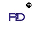 PLD Logo Letter Monogram Design Royalty Free Stock Photo