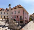 PleÃÂnik Stairs, Fountain, and Pink House