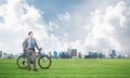 Pleasant man in business suit and tie Royalty Free Stock Photo