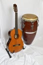 classical guitar and happy drum