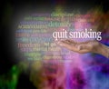 Please consider quitting smoking word cloud