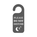 Please do not disturb vector sign