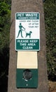 Please Keep This Area clean sign