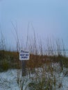 Please Keep Off Dunes Royalty Free Stock Photo