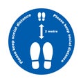 Please keep social distance, sign or symbol. Safety signs collection