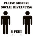 Please Observe Social Distancing