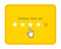 please rate us communication background for retail store promo