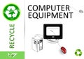 Please recycle computer equipment