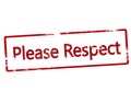 Please respect