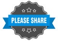 please share label. please share isolated seal. sticker. sign