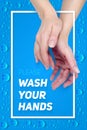 Please wash your hands sign