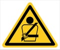 Please wear your seat belt, warning sign, item tag