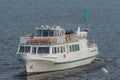 Pleasure boat Alexander Scriabin carries tours of the FORTS of Kronstadt