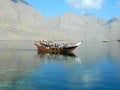 Pleasure boat with tourists in the Red Sea Royalty Free Stock Photo