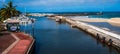 Pleasure Boats in a Marina